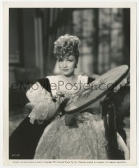 4w1205 FLAME OF NEW ORLEANS 8.25x10 still 1941 Marlene Dietrich busies herself with petit point!