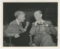 4w1224 FRED ASTAIRE/GINGER ROGERS deluxe 8x10 still 1948 the great stars candid between scenes!