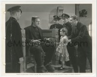 4w1242 GHOST OF FRANKENSTEIN 8x10 still 1942 shackled monster Lon Chaney on trial in court!