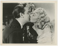 4w1249 GLEN OR GLENDA 8x10 still 1953 incredibly rare portrait of Ed Wood kissing Dolores Fuller!