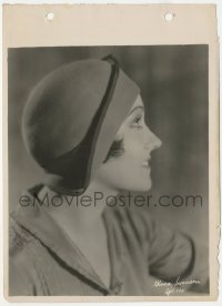 4w1253 GLORIA SWANSON 8x11 key book still 1920s beautiful profile portrait of the leading lady!