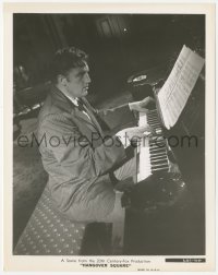 4w1276 HANGOVER SQUARE 8x10.25 still 1945 close up of mad composer Laird Cregar playing piano!