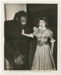 4w1498 NAUGHTY NINETIES 8.25x10 still 1945 c/u of scared Lois Collier menaced by wacky fake ape!