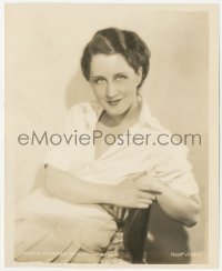 4w1510 NORMA SHEARER 8x9.75 still 1930s MGM studio portrait of the leading lady sitting in chair!