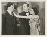 4w1523 ONE WAY PASSAGE 8x10 still 1932 Warren Hymer with doomed lovers William Powell & Kay Francis!