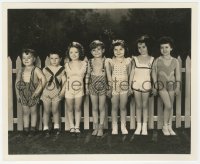 4w1526 OUR GANG 8.25x10 still 1930s Spanky McFarland, Scotty Beckett, Peggy Lynch & others by Stax!