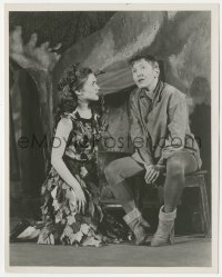 4w1542 PETER PAN deluxe stage play 8x10 still 1950 c/u of Jean Arthur in the title role w/Henderson!