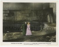 4w0923 PHANTOM OF THE OPERA color 8x10.25 still R1948 masked Claude Rains shows Susanna Foster his world!
