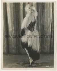 4w1547 POINTED HEELS 8x10 key book still 1929 Adrienne Dore full-length modeling a glamorous outfit!