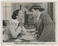 4w1674 STRANDED 8x10 still 1935 social worker Kay Francis smiles at engineer George Brent!