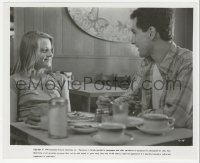 4w1692 TAXI DRIVER 8.25x10 still 1976 c/u of Robert De Niro & young Jodie Foster in diner, Scorsese