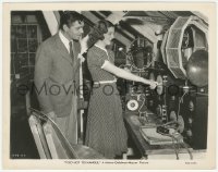 4w1719 TOO HOT TO HANDLE 8x10.25 still 1938 Clark Gable & Myrna Loy playing with radio equipment!