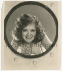 4w1729 TRUE TO THE NAVY 8.25x9.25 still 1930 portrait of sexy Clara Bow smiling in ship's port hole!