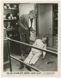4w1793 YOU CAN'T GET AWAY WITH MURDER 8x10.25 still 1939 Humphrey Bogart looks at dead guy by safe!
