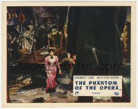 4w0924 PHANTOM OF THE OPERA color English FOH LC 1962 Heather Sears seen from behind Herbert Lom!