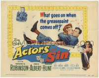 4w0029 ACTORS & SIN TC 1952 Edward G. Robinson, the lives of Broadway & Hollywood off the record!