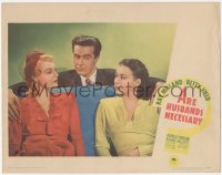 4w0373 ARE HUSBANDS NECESSARY LC 1942 Ray Milland between Betty Field & Patricia Morison!