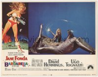 4w0381 BARBARELLA LC #2 1968 sexy Jane Fonda trapped in a bubble, Roger Vadim sci-fi!