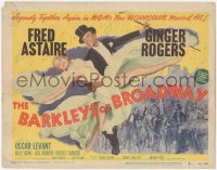 4w0049 BARKLEYS OF BROADWAY TC 1949 best art of Fred Astaire & Ginger Rogers dancing in New York!