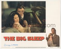 4w0395 BIG SLEEP LC #2 1978 Robert Mitchum shields Sarah Miles in convertible, Raymond Chandler!