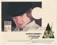 4w0443 CLOCKWORK ORANGE X-rated LC #2 1972 Stanley Kubrick classic, close up of Malcolm McDowell!