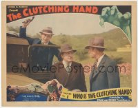 4w0444 CLUTCHING HAND chapter 1 LC 1936 Who is the Clutching Hand, man ambushed, full-color!