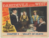 4w0466 DAREDEVILS OF THE WEST chapter 1 LC 1943 Allan Rocky Lane serial, Valley of Death, full color!