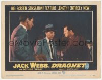 4w0500 DRAGNET LC #3 1954 Jack Webb as detective Joe Friday, Ben Alexander, Richard Boone
