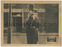 4w0504 EASY STREET LC R1910s c/u of The Tramp Chalrie Chaplin wearing policeman uniform, rare!