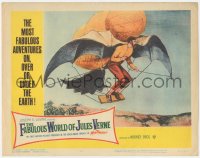 4w0512 FABULOUS WORLD OF JULES VERNE LC #8 1961 great artwork of man on flying machine!