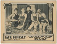 4w0566 HEALTH FARM WALLOP chapter 9 LC 1924 Jack Dempsey wearing top hat & monocle with bathing beauties!