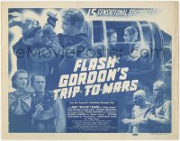 4w0122 FLASH GORDON'S TRIP TO MARS TC R1940s Buster Crabbe, Jean Rogers, Universal serial!