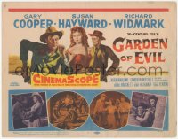 4w0135 GARDEN OF EVIL TC 1954 cowboy Gary Cooper, sexy Susan Hayward & Richard Widmark, western!