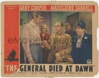 4w0532 GENERAL DIED AT DAWN LC 1936 Gary Cooper, Madeleine Carroll, Asian Akim Tamiroff, Frawley