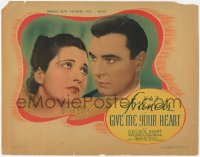 4w0139 GIVE ME YOUR HEART TC 1936 great close up of beautiful Kay Francis & George Brent!
