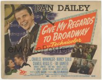4w0140 GIVE MY REGARDS TO BROADWAY TC 1948 Dan Dailey singing and dancing in New York!