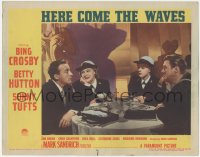 4w0571 HERE COME THE WAVES LC #6 1944 Bing Crosby, Betty Hutton, Sonny Tufts & Ann Doran at table!