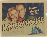 4w0229 MYSTERY HOUSE TC 1938 detective Dick Purcell helps Ann Sheridan find her father's murderer!
