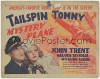4w0231 MYSTERY PLANE TC 1939 John Trent as Tailspin Tommy & Marjorie Reynolds, cool airplane art!