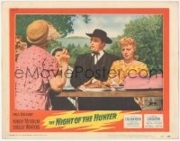4w0695 NIGHT OF THE HUNTER LC #5 1955 Robert Mitchum, Shelley Winters, Charles Laughton classic noir!