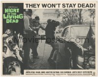 4w0698 NIGHT OF THE LIVING DEAD LC #3 1968 George Romero zombie classic, Washington reporters!