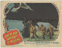 4w0710 ONE OF OUR AIRCRAFT IS MISSING LC 1942 Powell & Pressburger, three men under bomber airplane!