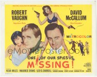 4w0243 ONE OF OUR SPIES IS MISSING int'l TC 1966 Robert Vaughn, David McCallum, The Man from UNCLE!