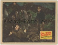4w0714 OX-BOW INCIDENT LC 1943 directed by William Wellman, Henry Fonda stands over Dana Andrews!
