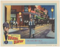 4w0721 PARK ROW LC #5 1952 great image of Gene Evans in street w/newspaper, directed by Sam Fuller!