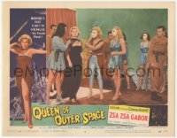 4w0737 QUEEN OF OUTER SPACE LC #6 1958 sexy Zsa Zsa Gabor on Venus captured by female aliens!