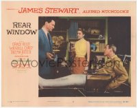 4w0014 REAR WINDOW LC #5 1954 Alfred Hitchcock, Wendell Corey talks to Grace Kelly & Jimmy Stewart!