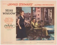 4w0009 REAR WINDOW LC #6 1954 Alfred Hitchcock, great image of Grace Kelly & James Stewart w/lens!