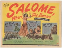 4w0276 SALOME WHERE SHE DANCED TC 1945 see Yvonne De Carlo's seven voluptuous veils, Rod Cameron!