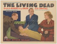 4w0277 SCOTLAND YARD MYSTERY TC 1935 English evil genius turns people into The Living Dead!